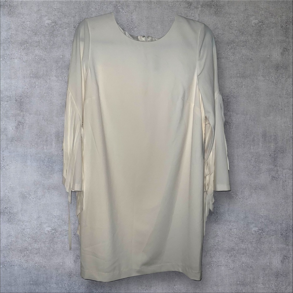 Elegant Cream Women's Dress
